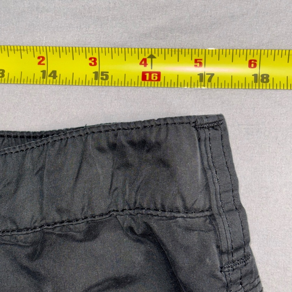 Projek Raw Mens Black Cargo Shorts Utility Multi-Pocket Cotton Blend Size 33 - Picture 4 of 12